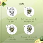 Avocado Clay Mask for Brightening and Exfoliating
