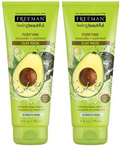 Freeman Avocado & Oatmeal Clay Masks - 2 Pack