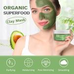 Avocado Green Tea Clay Mask for Hydrating Skin