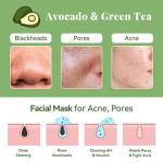 Avocado Green Tea Clay Mask for Hydrating Skin