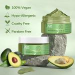 Avocado Green Tea Clay Mask for Hydrating Skin