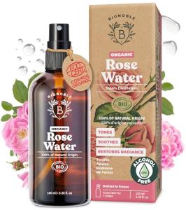 Bionoble 100ml Organic Rose Water - Pure Hydrolat