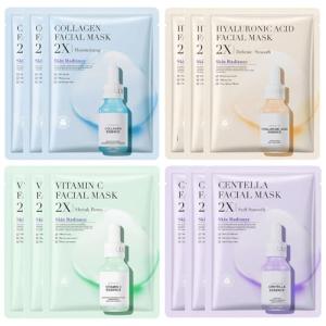 JORUN 12 Pack Hydrating Anti-Aging Face Masks