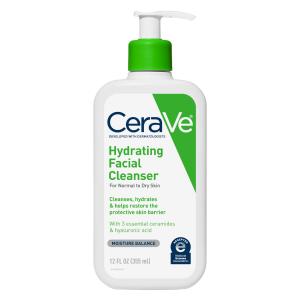 CeraVe Hydrating Facial Cleanser for Dry Skin