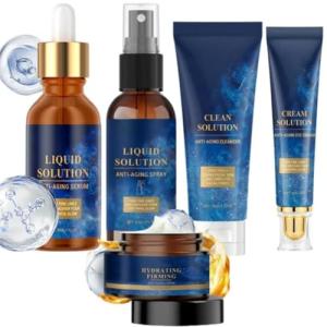Olavita Anti-Aging Skincare Set: Serum, Creams, Spray