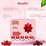 NutriGlow 6-Piece Anti-Aging Wine Facial Kit