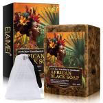 Raw African Black Soap for Acne & Dark Spots