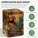 Raw African Black Soap for Acne & Dark Spots