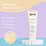 Q+A Oat Milk Cream Cleanser - Gentle Face Wash