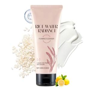 Gentle Rice Foaming Cleanser for Glowing Skin
