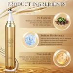 Caffeine Eye Serum with Hyaluronic Acid and Massage Ball