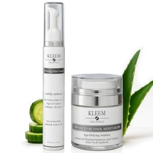 Kleem Organics Retinol Cream and Eye Cream Set