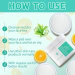 50 Pack Glycolic Acid Resurfacing Pads for Youthful Skin