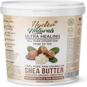 Pure Unrefined Shea Butter for Skin and Hair