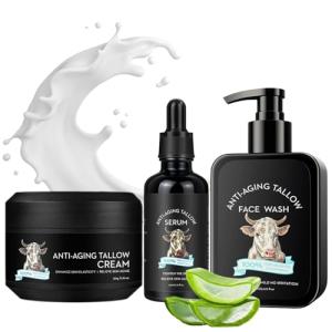 Beef Tallow Anti-Aging Skincare Set for Men