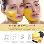 Turmeric Vitamin C Clay Face Mask for Glowing Skin