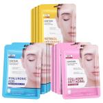 12 Pack Hydrating Collagen Face Masks