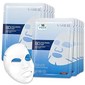 Hyaluronic Acid Face Masks - Set of 10