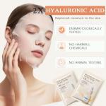 JORUN 12 Pcs Hydrating Hyaluronic Acid Sheet Masks