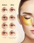 24K Gold Under Eye Patches with Collagen