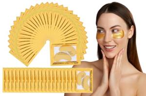 24K Gold Collagen Eye Masks for Puffiness & Wrinkles