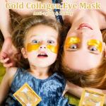 24K Gold Collagen Eye Masks for Puffiness & Wrinkles