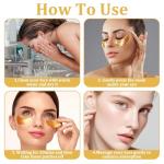 24K Gold Collagen Eye Masks for Puffiness & Wrinkles