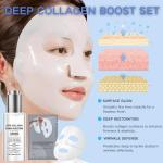 Korean Skincare Set: Collagen Mask & Serum