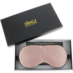 Anti-Wrinkle Silk Sleep Mask with Copper Technology
