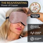 Anti-Wrinkle Silk Sleep Mask with Copper Technology