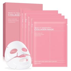 Dabacc Collagen Face Mask Set for Deep Hydration