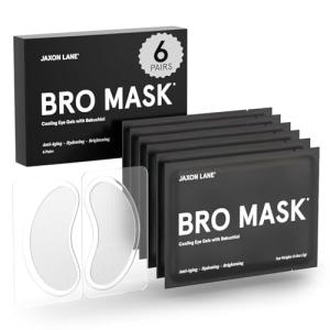 Bro Mask Hydrogel Under Eye Patches for Men
