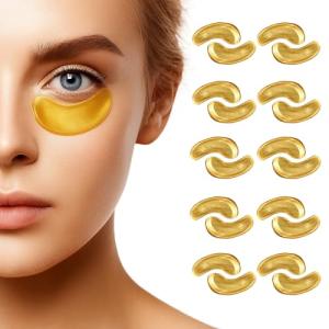 24K Gold Crystal Collagen Eye Masks - Anti Aging