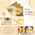 24k Gold Under Eye Gel Pads for Youthful Skin