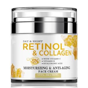 Retinol Anti-Aging Cream with Collagen and Hyaluronic Acid