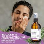 Natural Rosemary Hydrolat for Anti-Aging and Oily Skin
