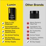 Lumin Men's Detox Skincare Trio: Wash, Scrub, Moisturizer