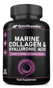Marine Collagen Supplements with Hyaluronic Acid & Botanicals
