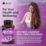 Biotin Hair Growth Vitamins with Zinc & Selenium