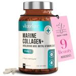 Marine Collagen Supplements with Hyaluronic Acid, 120 Capsules