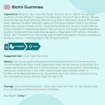 Biotin Gummies with 8 Vitamins - 120 Count