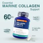 Marine Collagen Tablets with Hyaluronic Acid and Zinc