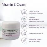 The House of Mistry Natural Vitamin E Cream 50g - Moisturising & Rejuvenating, Gentle for Restoring Balance, Dryness, Stretch Marks & Anti-Aging - Vegan Face & Body Cream