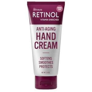 LIVAURA Retinol Anti-Aging Hand Cream – The Original Retinol Brand For Younger Looking Hands –Rich, Velvety Conditions & Protects Skin, Nails & Cuticles – Vitamin A Minimizes Age’s Effect on Skin