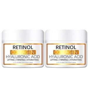 Retinol Collagen Cream Duo for Anti-Aging