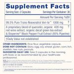 Organic Resveratrol Capsules for Anti-Aging Support