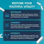 NAD+ Booster Capsules for Anti-Aging Energy