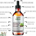 Organic Cold Pressed Jojoba Oil for Skin & Hair