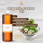 Snadi Organic Cold Pressed Castor Oil - 1 Liter