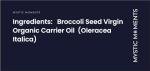 Organic Broccoli Seed Oil for Radiant Skin & Hair